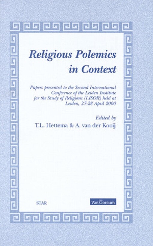 Religious Polemics in Context: Papers ... (Studies in Theology and Religion)