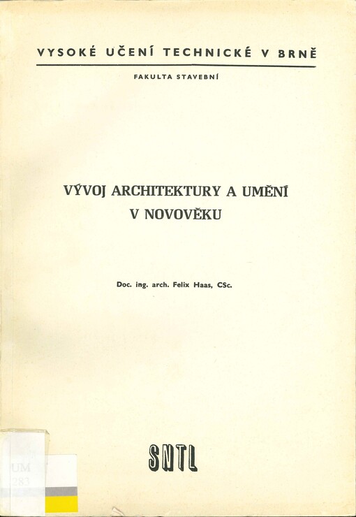 Vývoj architektury a umění v novověku