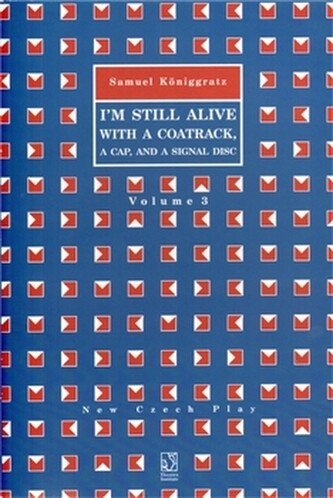 I'm still alive with a coatrack, a cap, and a signal disc