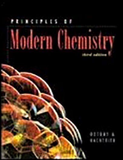 Principles of modern chemistry