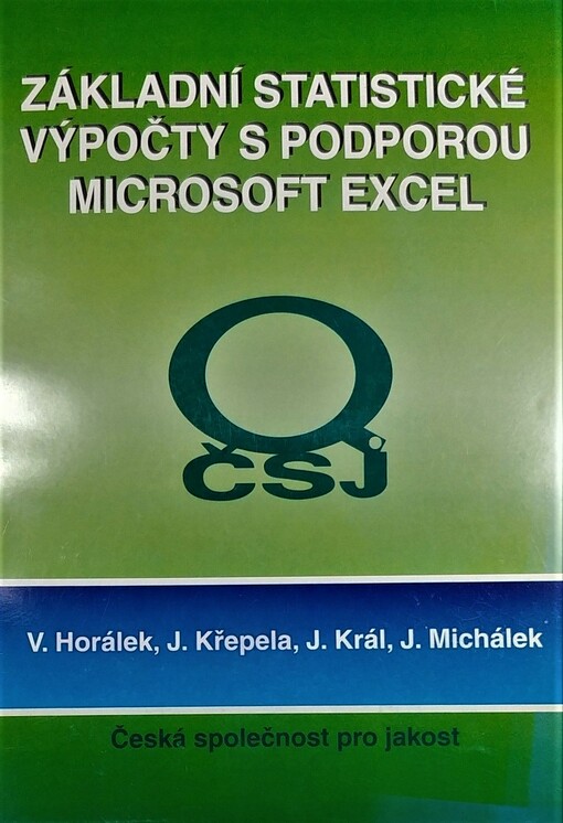 Základní statistické výpočty s podporou Microsoft Excel