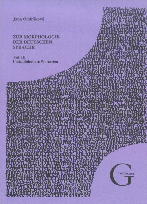 Zur Morphologie der deutschen Sprache