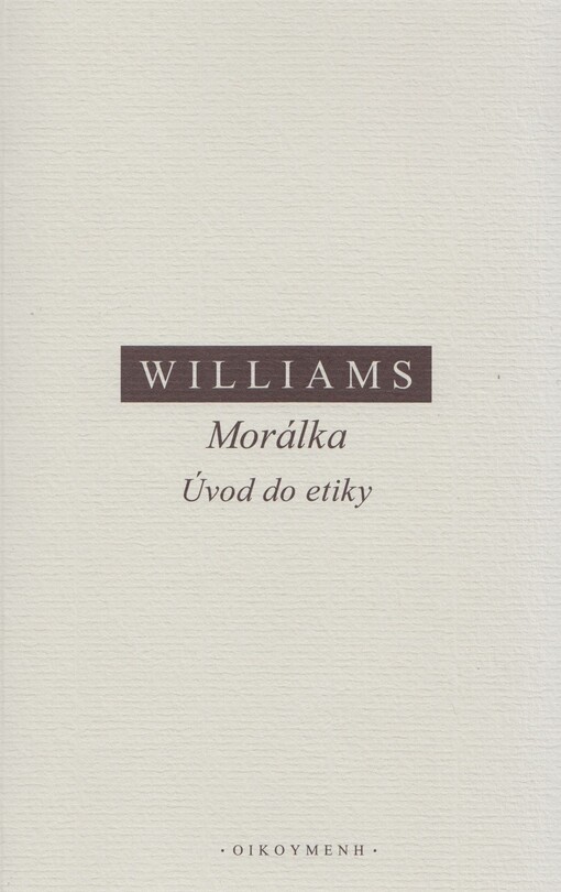 Morálka : úvod do etiky