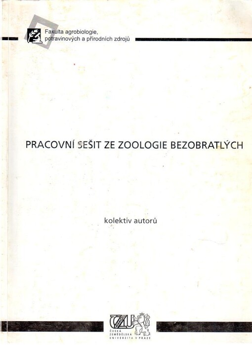 Pracovní sešit ze zoologie bezobratlých
