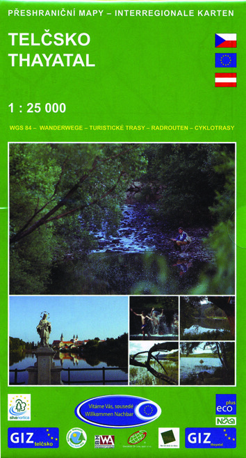 Telčsko Thayatal : cykloturistická a turistická mapa 1:25 000