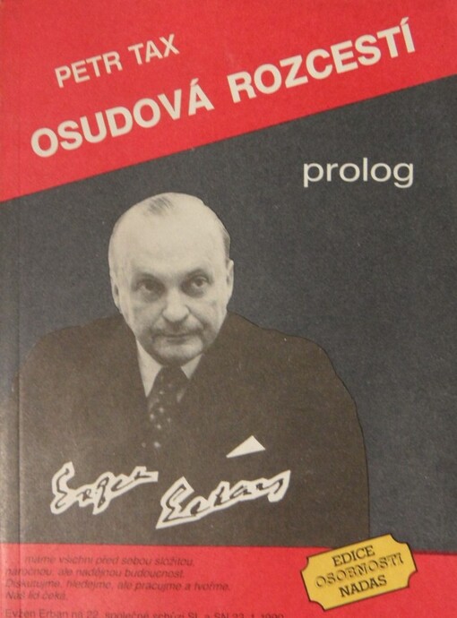 Osudová rozcestí a Evžen Erban