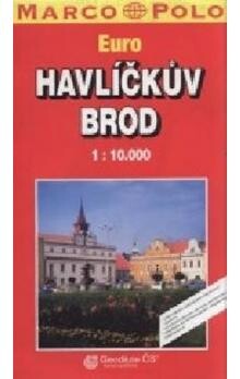 Havlíčkův Brod plán města 1:10 000 : plán města s výškopisem, mapa okolí, centrum