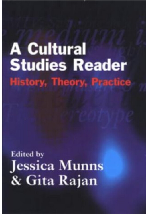A cultural studies reader : history, theory, practice
