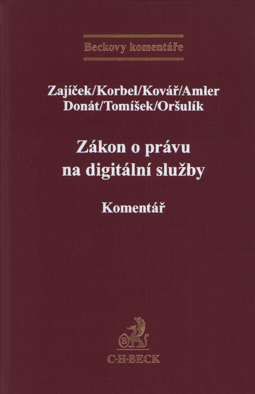 Zákon o právu na digitální služby : komentář