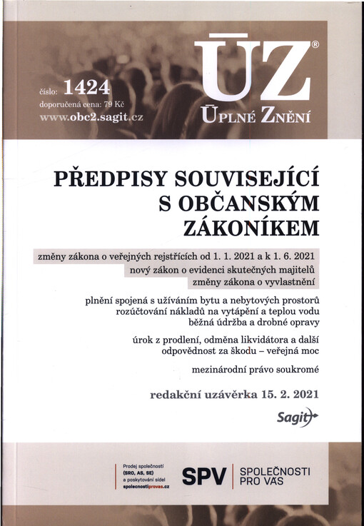 Předpisy související s občanským zákoníkem