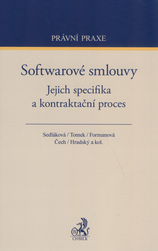 Softwarové smlouvy : jejich specifika a kontraktační proces