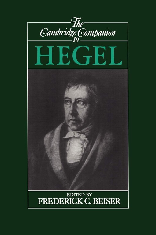 The Cambridge companion to Hegel