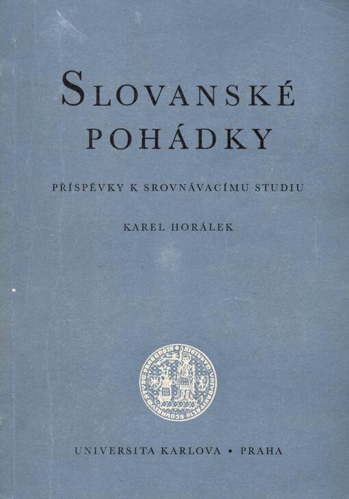 Slovanské pohádky: příspěvky k srovnávacímu studiu