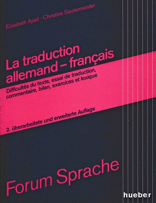 La traduction allemand - francais.