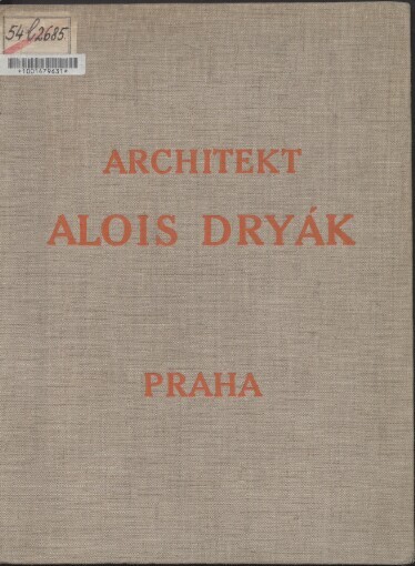 Architekt Alois Dryák
