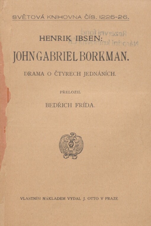John Gabriel Borkman: drama o 4 jednáních