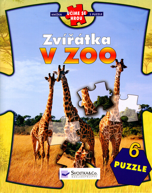 Zvířátka v ZOO : knížka s puzzle