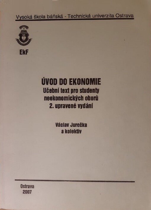 Úvod do ekonomie: učební text pro studenty neekonomických oborů
