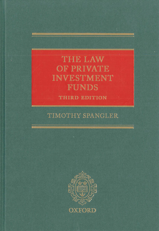 The law of private investment funds