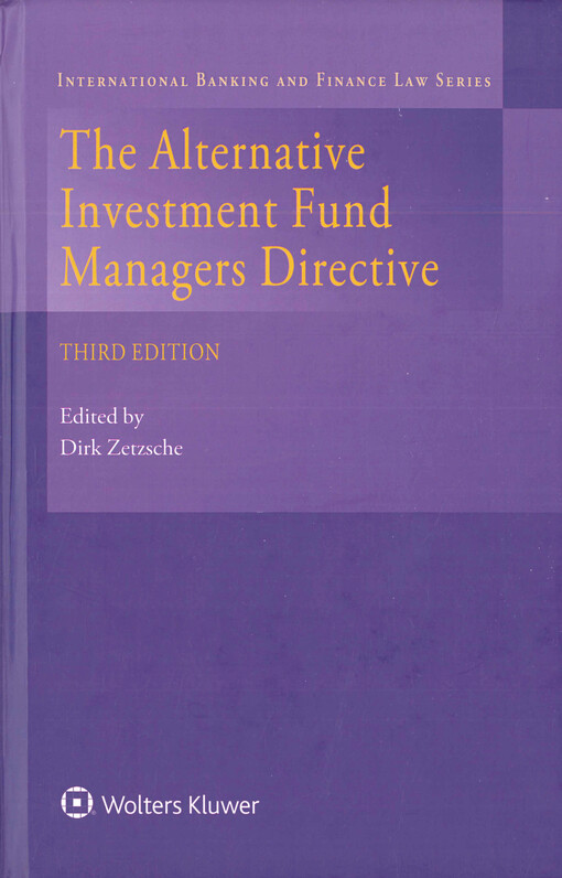 The alternative investment fund managers directive