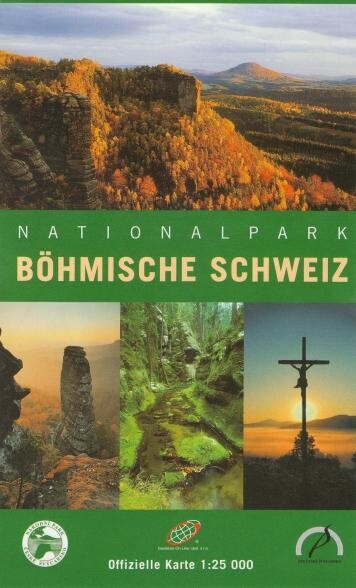 Nationalpark Böhmische Schweiz offizielle Karte