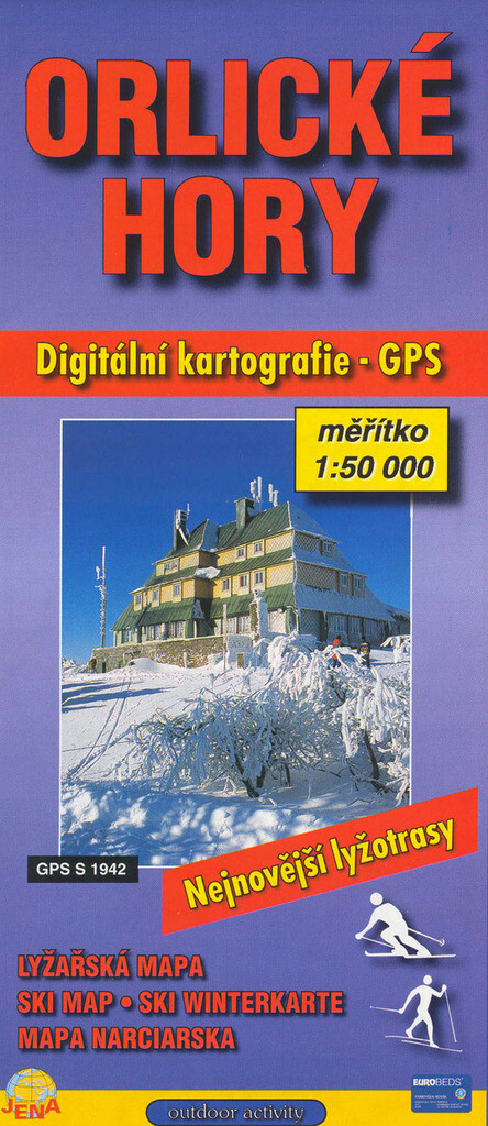 Orlické hory lyžařská mapa : 1:50^000 : digitální kartografie - GPS : nejnovější lyžotrasy