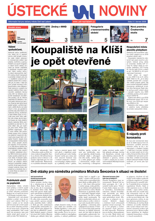 Ústecké noviny : informační list pro občany města Ústí nad Labem