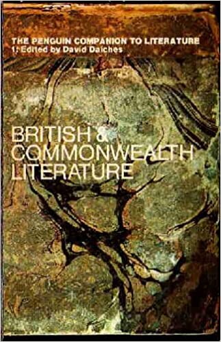 The Penguin companion to literature. 1, Britain and the Commonwealth.