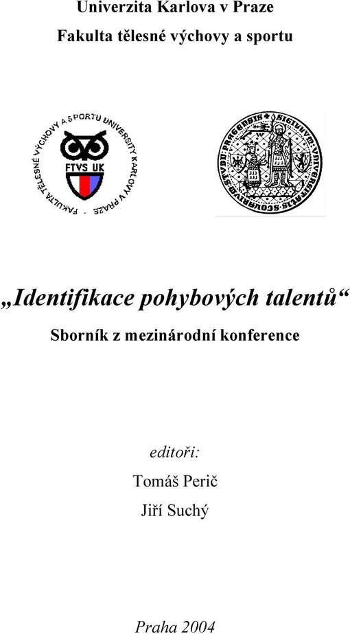 Identifikace pohybových talentů: sborník z mezinárodní konference