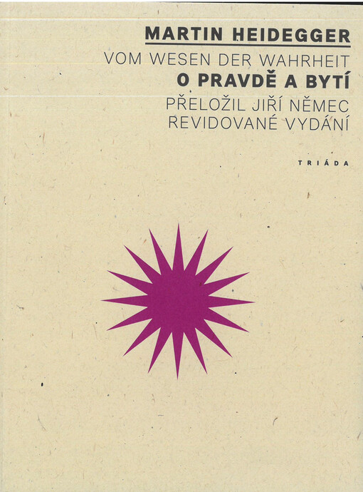 Vom Wesen der Wahrheit = O pravdě a bytí