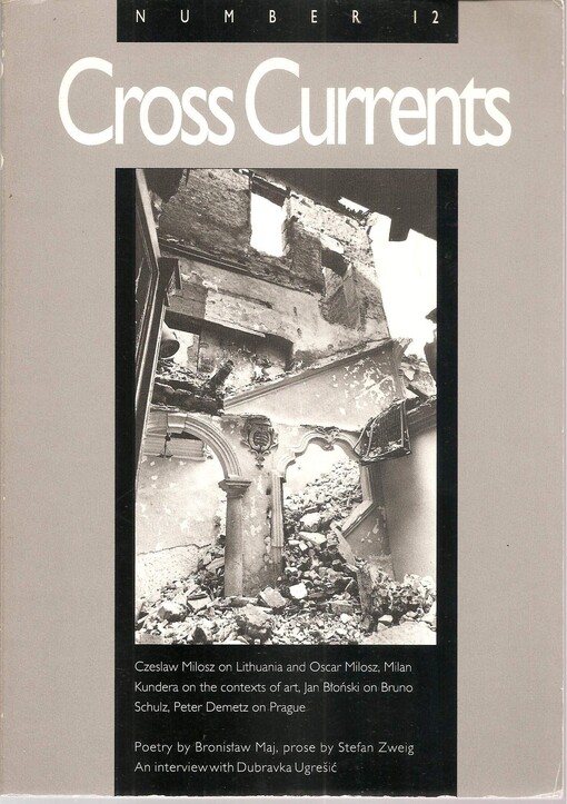 Cross Currents, Number 12: A Yearbook of Central European Culture (No. 12)