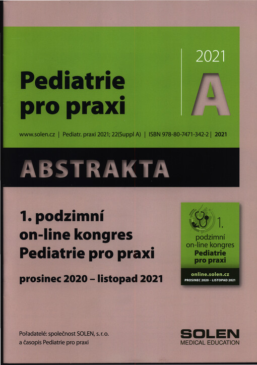 1. podzimní on-line kongres Pediatrie pro praxi