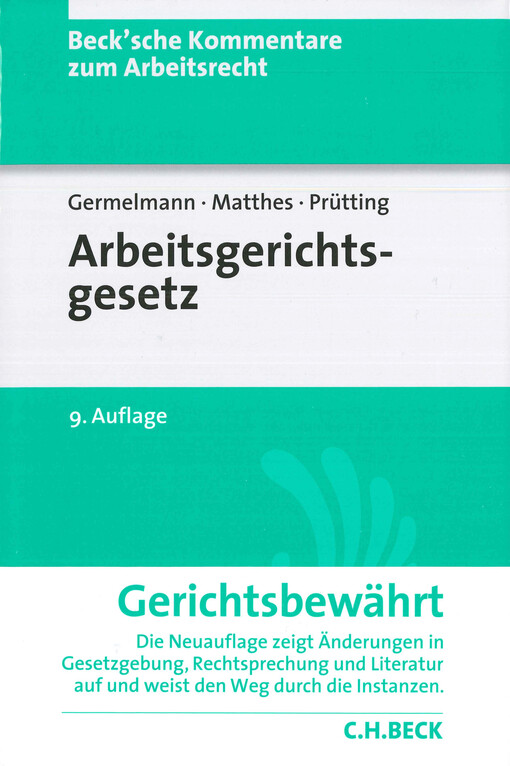 Arbeitsgerichtsgesetz : Kommentar