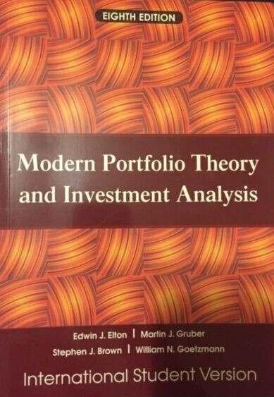Modern portfolio theory and investment analysis