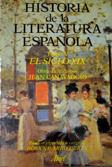 HIST LITERATURA ESPAÑOLA  5 - El Siglo XIX