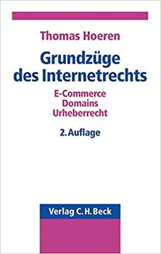 Grundzüge des Internetrechts. E-commerce, Domains, Urheberrecht.