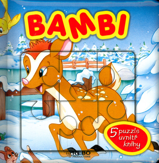 Bambi : 5 puzzle uvnitř knihy
