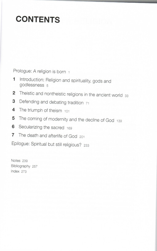 Spirituality without god : a global history of thought and practice