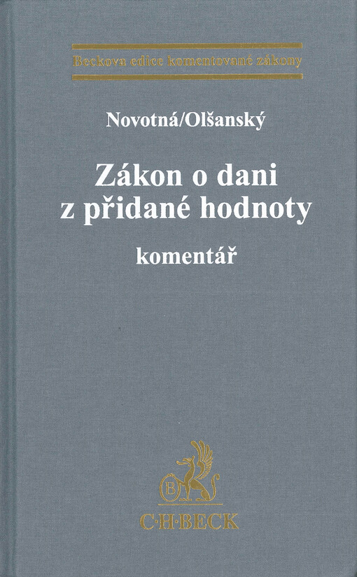 Zákon o dani z přidané hodnoty : komentář