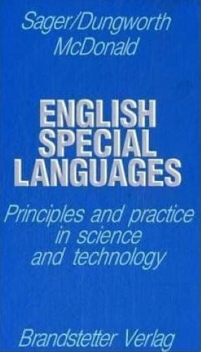 English special languages : principles and practice in science and technology
