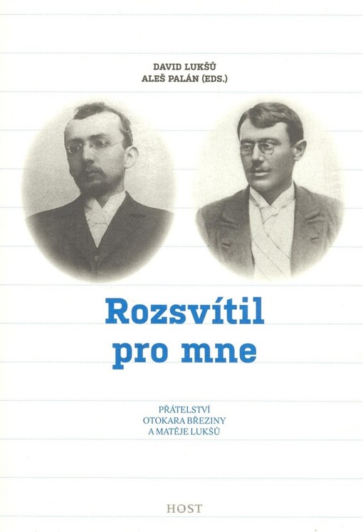 Rozsvítil pro mne: přátelství Otokara Březiny a Matěje Lukšů