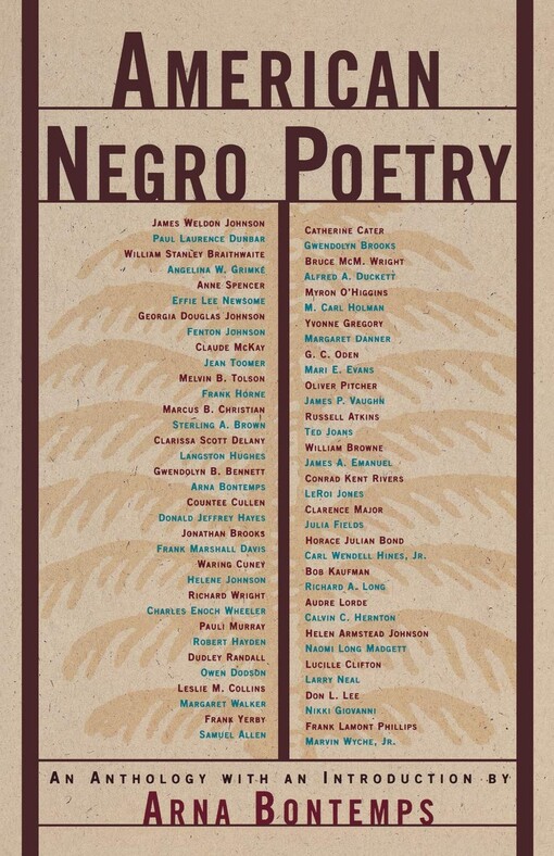 American Negro Poetry: An Anthology (American Century)