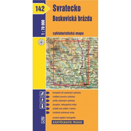 Svratecko Boskovická brázda : cykloturistická mapa 1:70 000