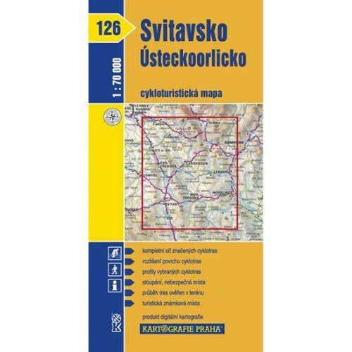 Svitavsko, Ústeckoorlicko cykloturistická mapa 1:70 000