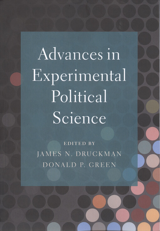 Advances in experimental political science