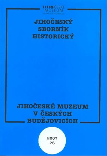 Jihočeský sborník historický