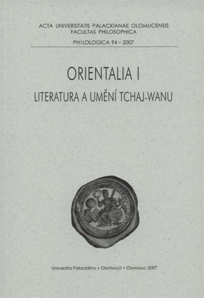Acta Universitatis Palackianae Olomucensis. Facultas philosophica. Philologica. Orientalia