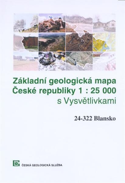 Základní geologická mapa České republiky 1:25 000. 24-322 Blansko