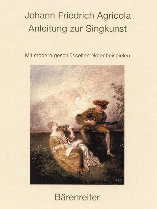 Anleitung zur Singkunst. Reprint der Ausgabe 1757
