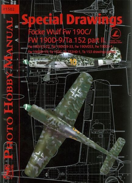 Special drawings Focke Wulf Fw 190C/ FW 190D-9/Ta 152. Part II., Fw 190V13-22, Fw190V29-33, Fw 190V053, Fw190C0-1, Fw 190D9-15, Ta 152C, Ta 152H0-1, Ta 153 drawings gallery